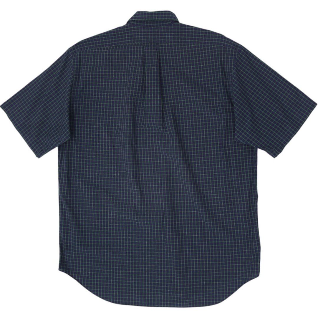 Mens Ralph Lauren Golf Tilden Plaid Button-Down Cotton Shirt Size Large