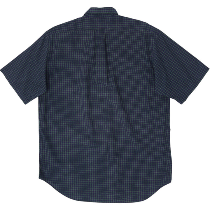 Mens Ralph Lauren Golf Tilden Plaid Button-Down Cotton Shirt Size Large