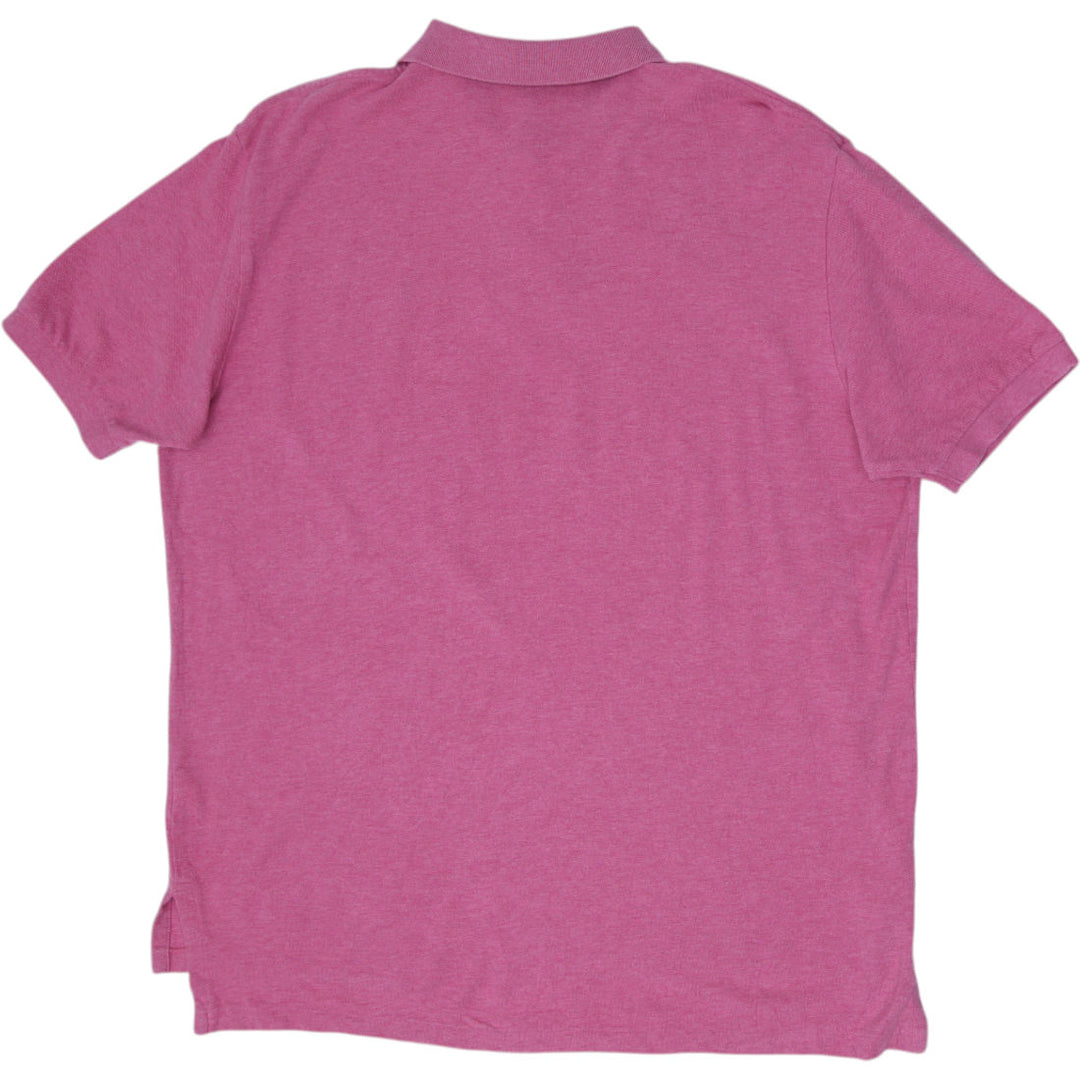 Mens Polo Ralph Lauren Polo T-Shirt Pink Cotton Casual Logo Size XXL