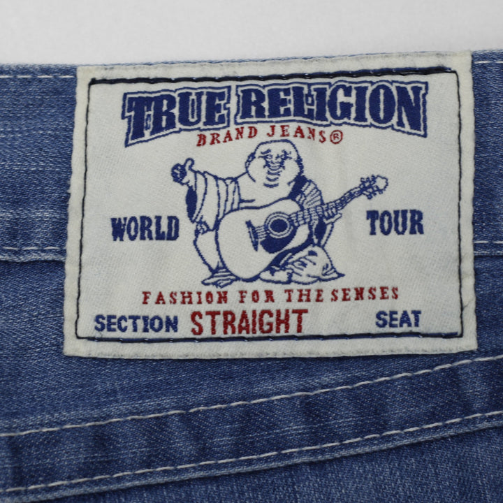 Y2K Mens True Religion Straight Made In USA Jeans Size 34