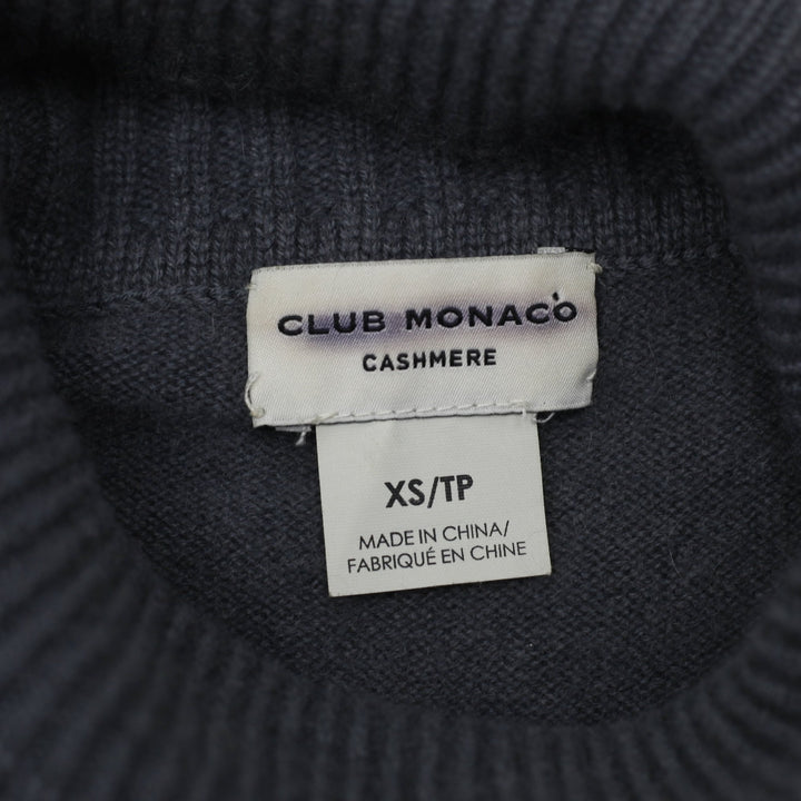 Ladies Club Monaco 100% Cashmere Turtleneck Sweater Size XS