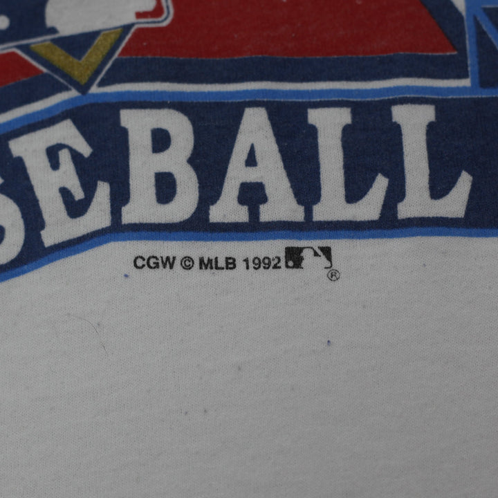Vintage 1992 World Series MLB Toronto Blue Jays and Atlanta Braves S.Stitch
