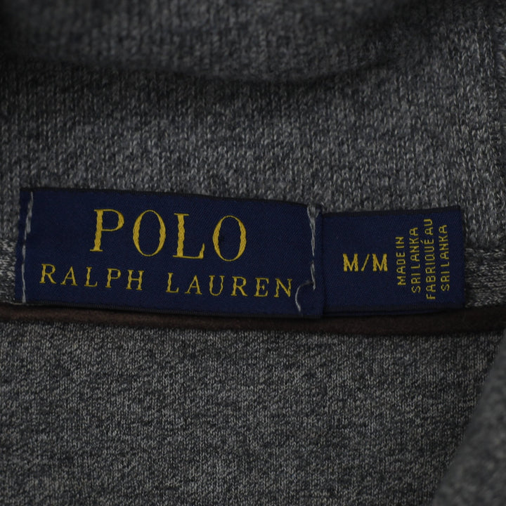 Mens Polo Ralph Lauren Sweater Gray Knit Shawl Collar M | Migration_Knitwear & Sweaters RL Collection - Back | Fashion Rerun