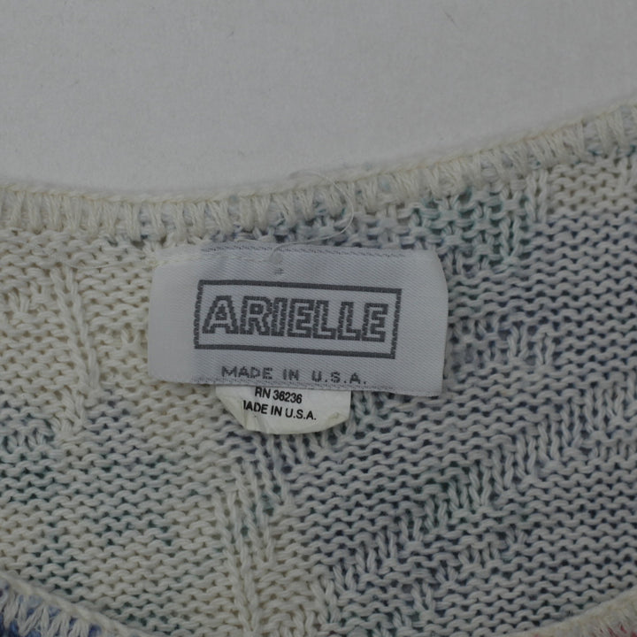 Vintage Arielle Floral Sweater Made in USA Ladies - Fashion Rerun Vintage Migration_Sweaters