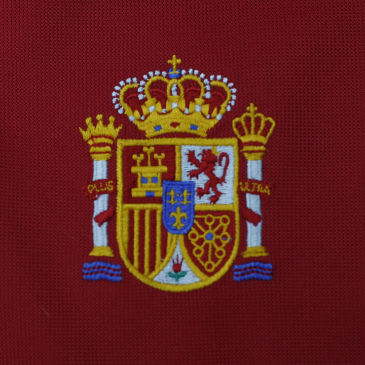 Mens Adidas Spain Soccer Jersey Red Authentic Teamwear '99-02 | Migration_Jerseys - Alternate View | Fashion Rerun