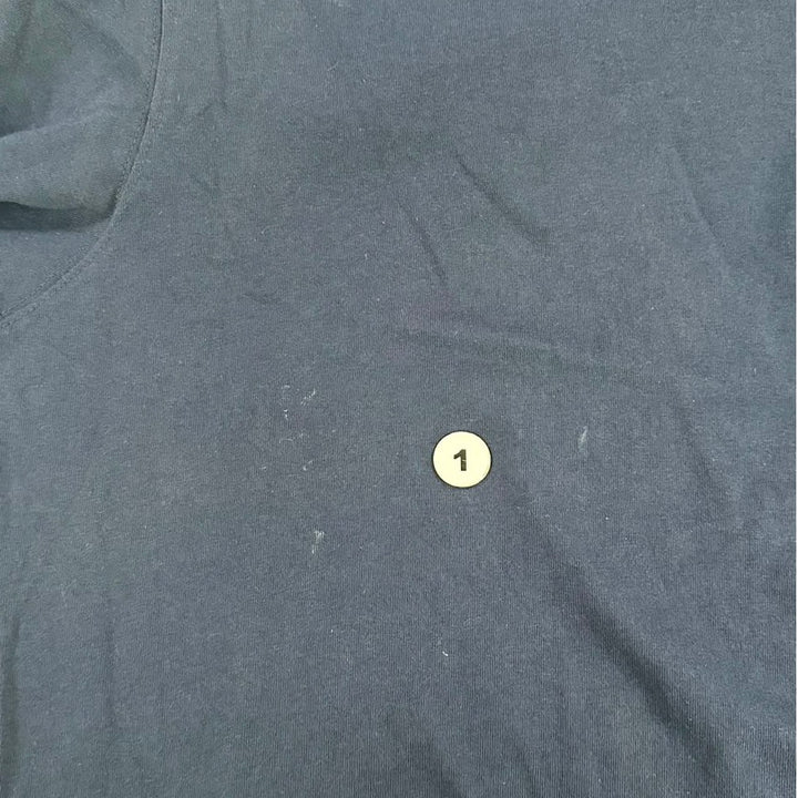 Mens Carhartt Heavyweight K87 Left-Chest Pocket T-Shirt Navy Blue Size L
