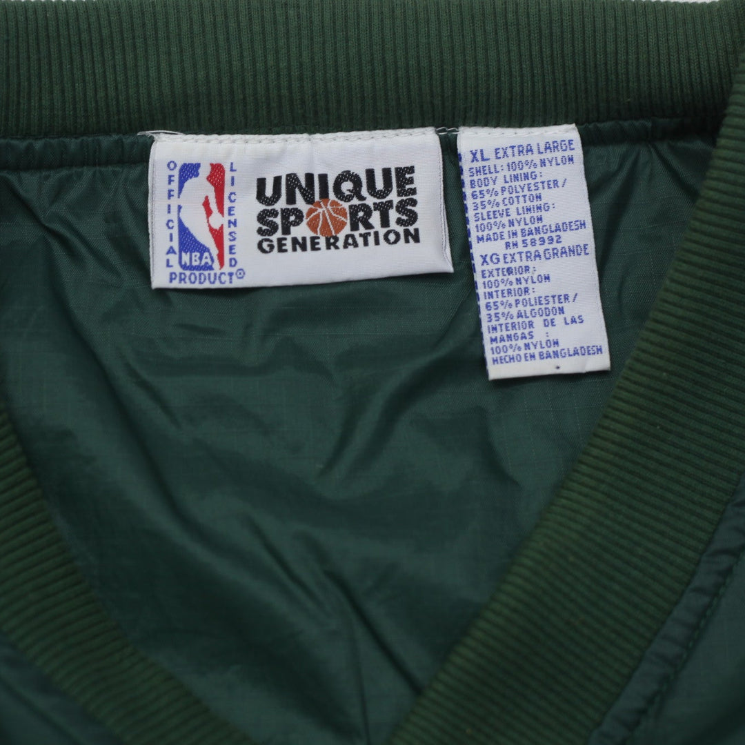Vintage Unique Sports Seattle Sonics V-Neck Ripstop Windbreaker Jacket