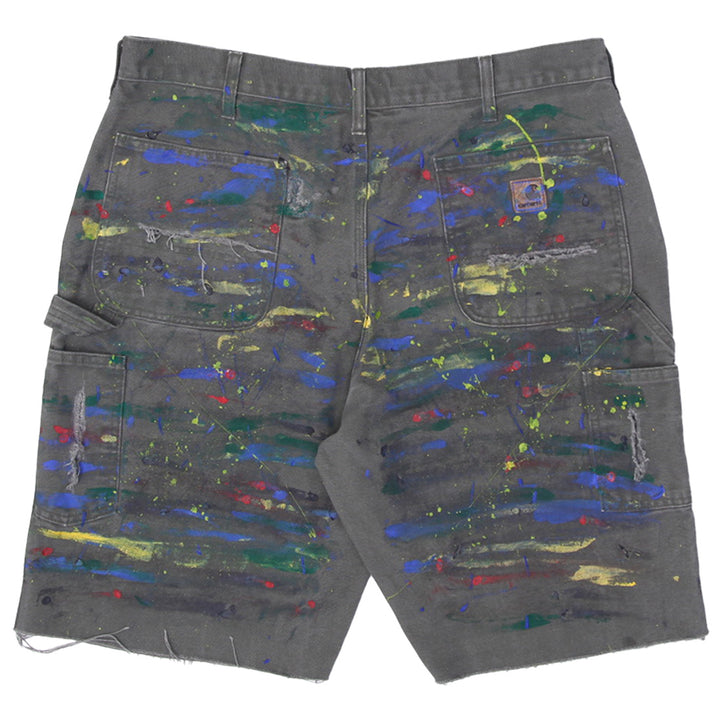 Rework Carhartt Paint Splatter Work  Mens Shorts - PR297