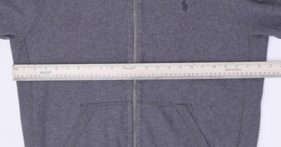 Mens Polo Ralph Lauren Full Zip Gray Hoodie