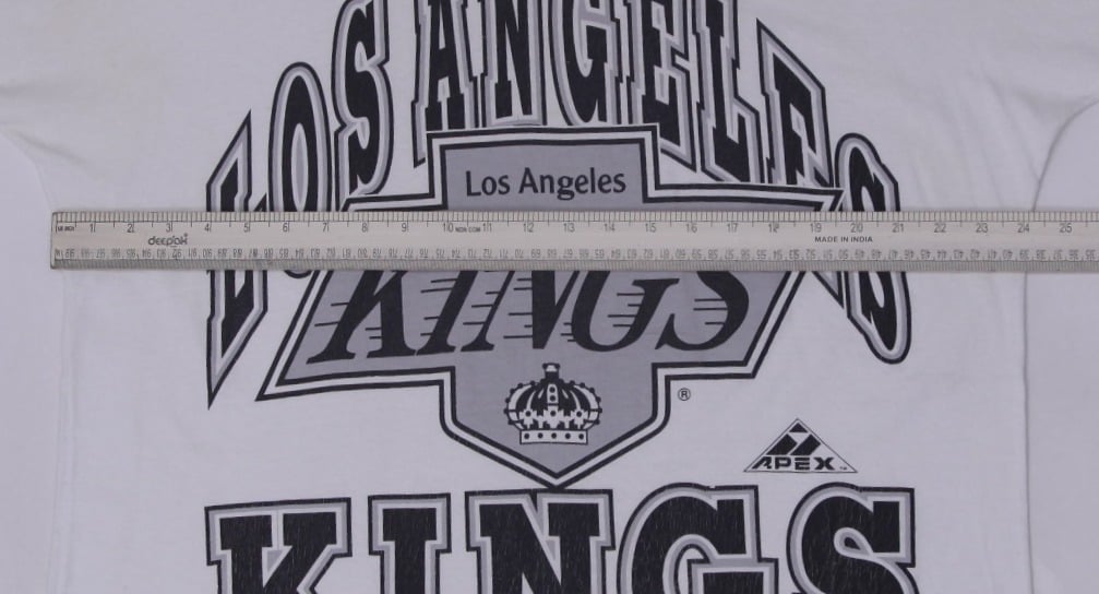 Vintage 1990s Los Angeles Kings NHL All-Over Print Graphic T-Shirt Made In USA | Migration_T-Shirts - View 6 | Fashion Rerun