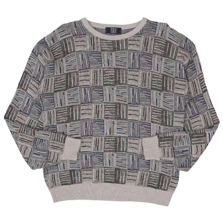 Vintage TSR USA Knitted Sweater Made In USA Size Large - Fashion Rerun Vintage Migration_Sweaters