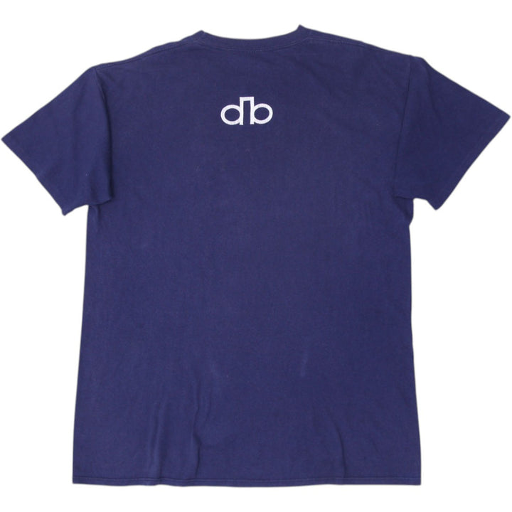 Vintage 1995 David Bowie Outside Tour T Shirt Navy XL Brockum Made In USA | Migration_T-Shirts - Side View | Fashion Rerun