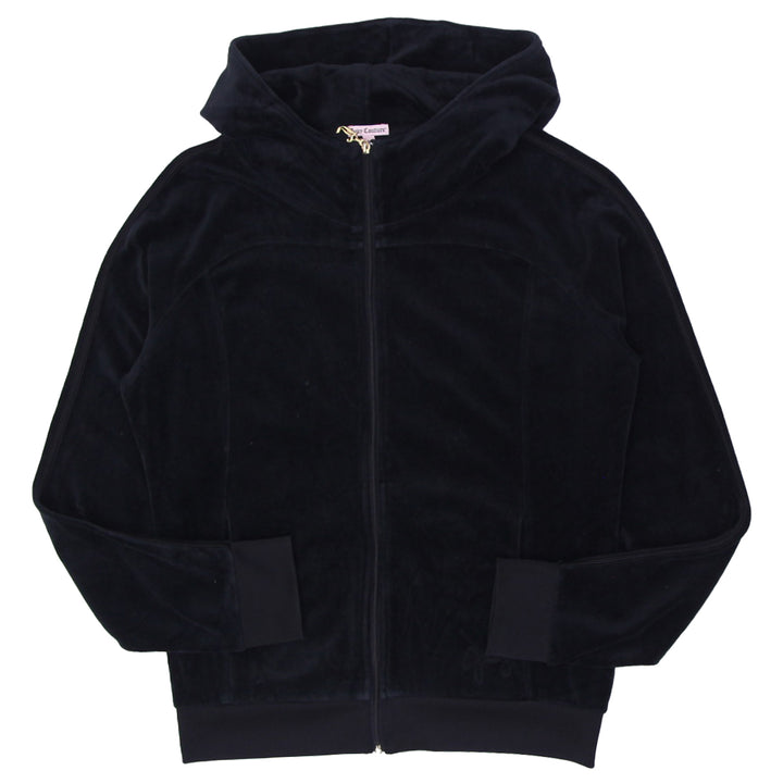 Y2K Ladies Juicy Couture Velour Zip Up Hoodie