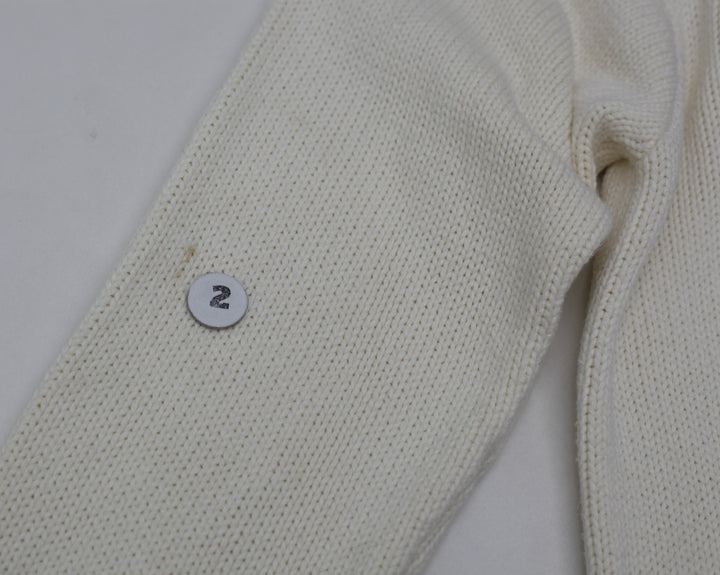 Vintage Polo Sport Ralph Lauren Flag 100 Cotton Crewneck Sweater Cream L | Migration_Jumper & Knitwear RL Col | Fashion Rerun