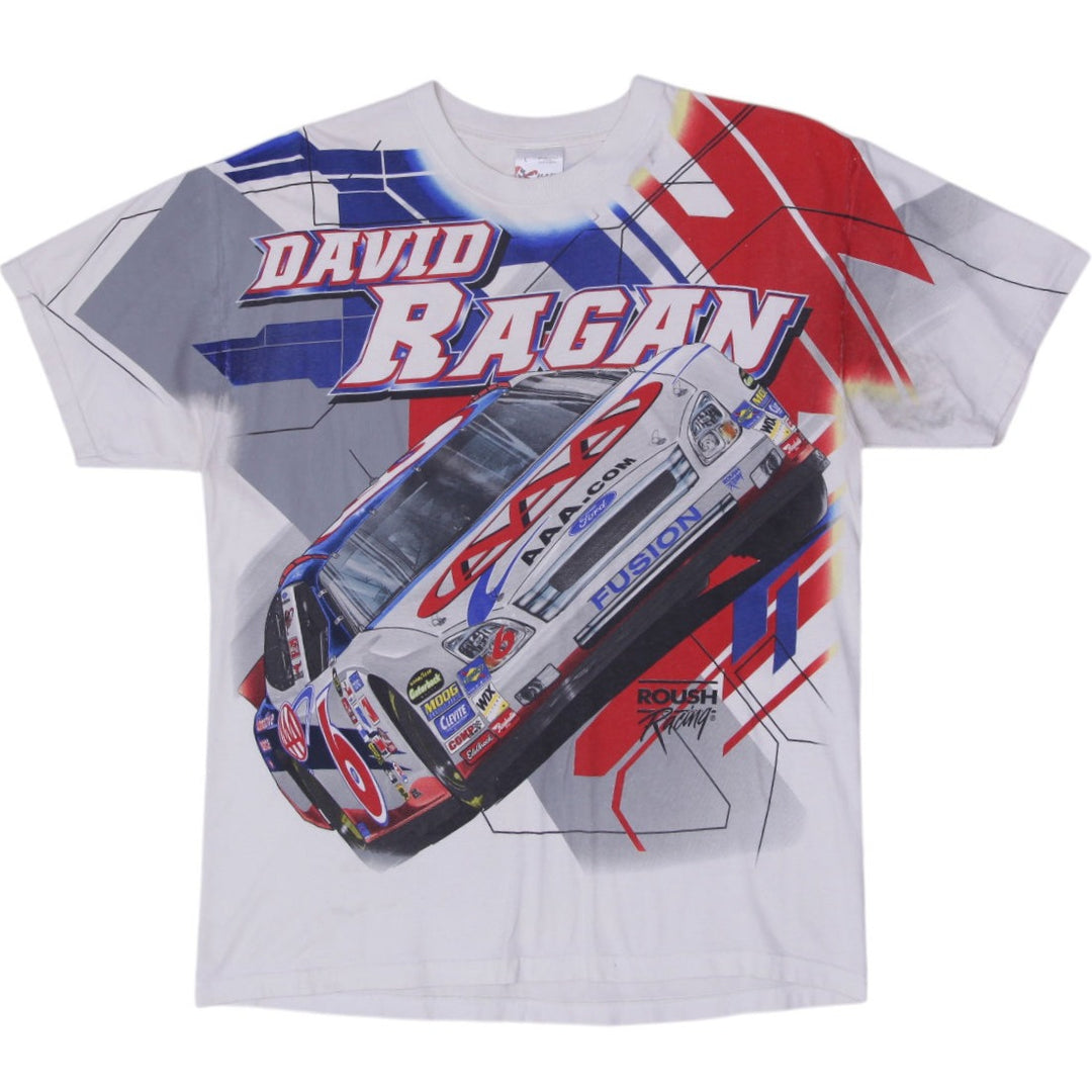 Vintage NASCAR David Ragan Roush Racing Chase Authentics T-Shirt L | Migration_T-Shirts | Fashion Rerun