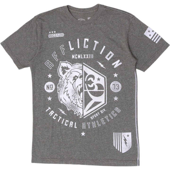 Y2K Mens Affliction Sport Div Tactical Athletics Graphic T-Shirt size M