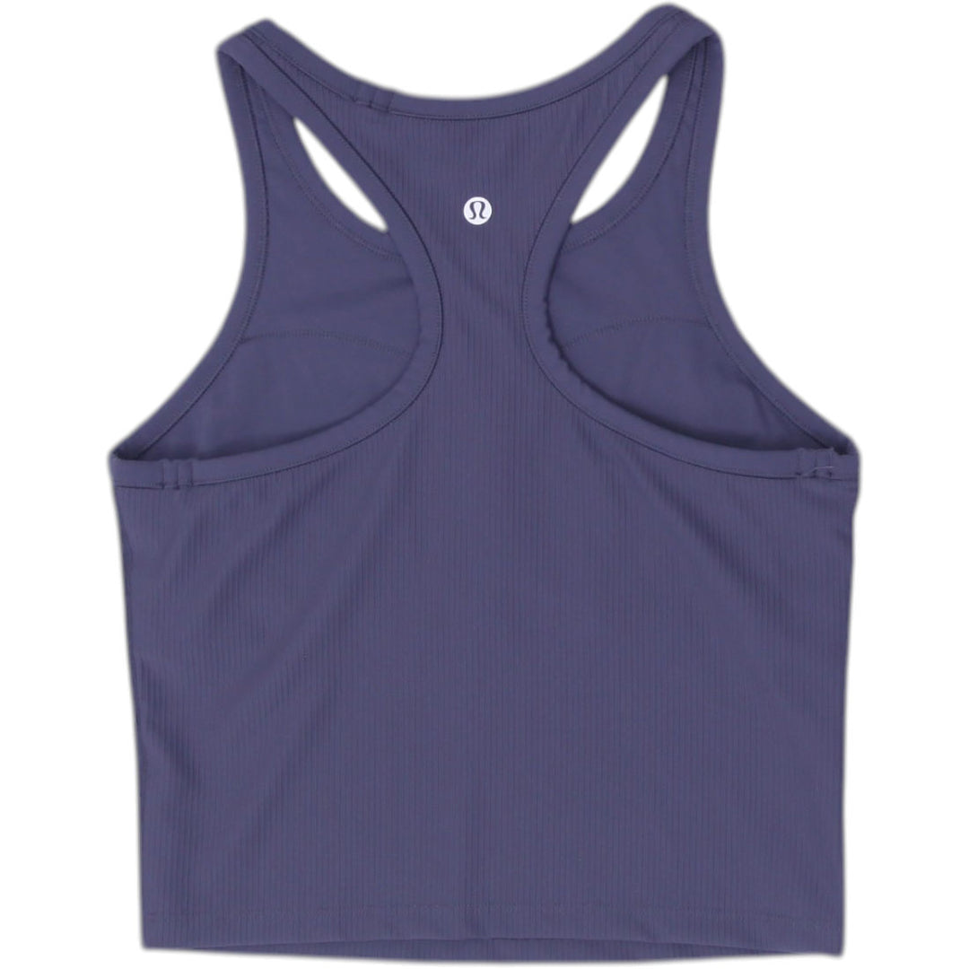 Ladies Lululemon Tank Top Blue Stretchable Sport Size 8