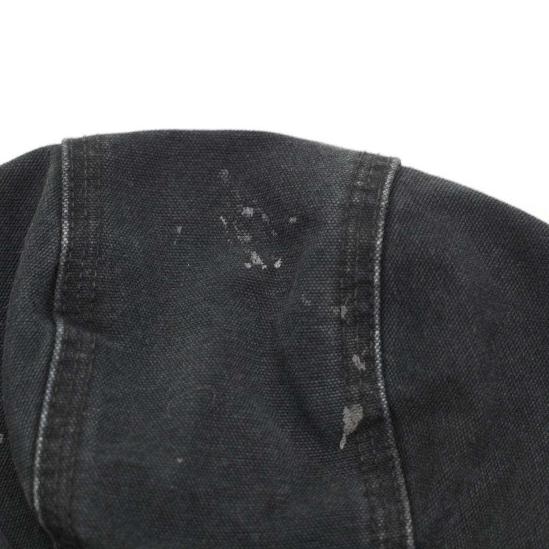 Mens Carhartt J131-BLK Black Hooded Workwear Jacket Size XL