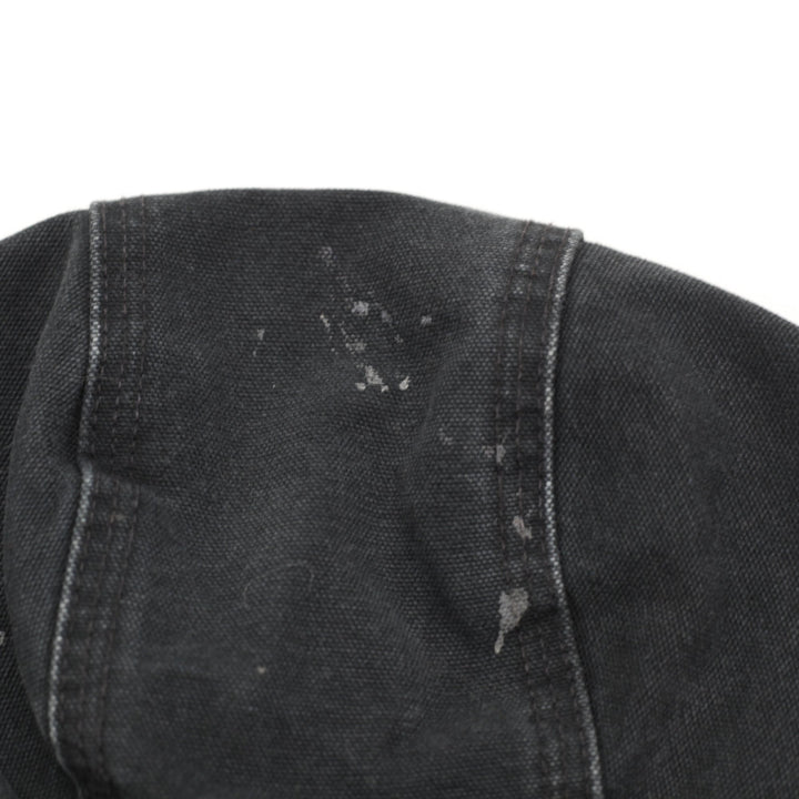 Mens Carhartt J131-BLK Black Hooded Workwear Jacket Size XL