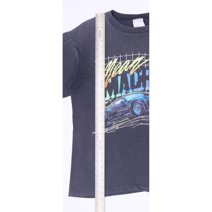 Vintage 1989 Girardin Mean Machine Synthwave Car T-Shirt Size L