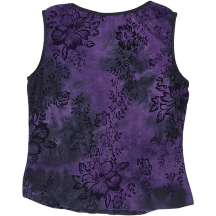 Y2K Ladies Sami + Jo Velvet Burnout Tank Top Size L