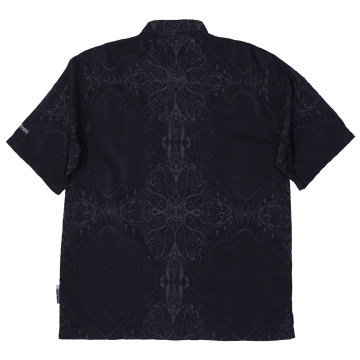 Mens Snoop Dogg Clothing Company Printed Button Short Sleeve Shirt