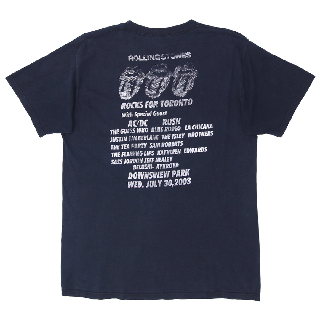 2003 Vintage The Rolling Stones Rocks For Toronto Concert T-Shirt L - Fashion Rerun Vintage Migration_T-Shirt