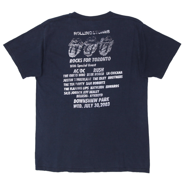 2003 Vintage The Rolling Stones Rocks For Toronto Concert T-Shirt L - Fashion Rerun Vintage Migration_T-Shirt