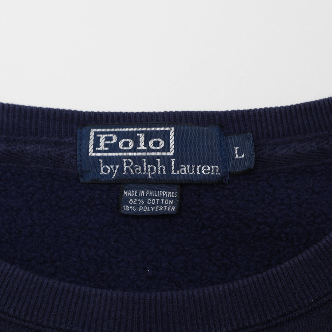 Vintage Polo Ralph Lauren Embroidered Logo Sweatshirt Size L