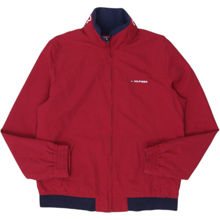 Mens Tommy Hilfiger Jacket Red Full Zip Lightweight Windbreaker Size M | Migration_Jackets | Fashion Rerun