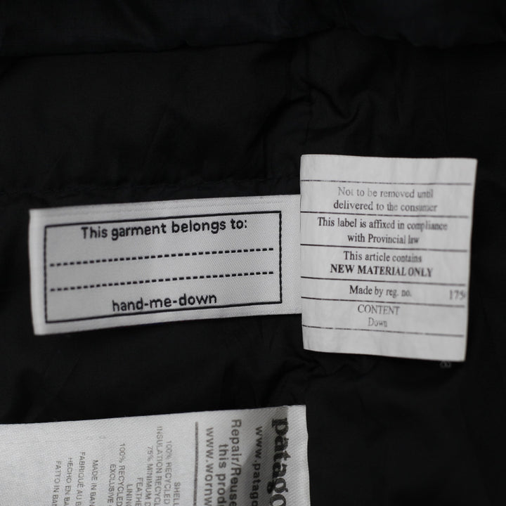 YOUTH BOYS Patagonia Down Sweater Full Zip Puffer Jacket Size XXL