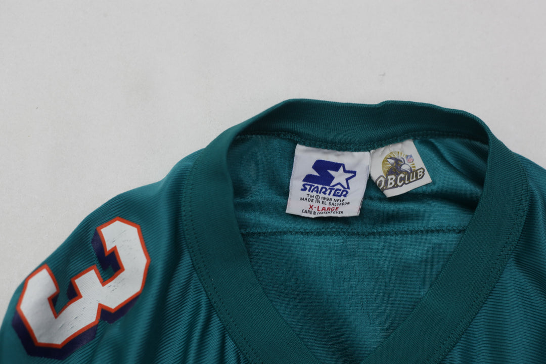 Vintage Starter Miami Dolphins Marino # 13 Football Jersey Size XL, Boys Youth - Fashion Rerun Vintage Migration_Jersey