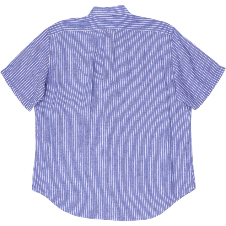 Vintage Mens Ralph Lauren Classic Fit Striped Shirt Size XL
