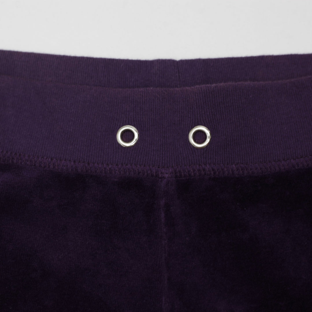 Y2K Ladies Velour Flared Tracksuit Pants Made in USA Size M