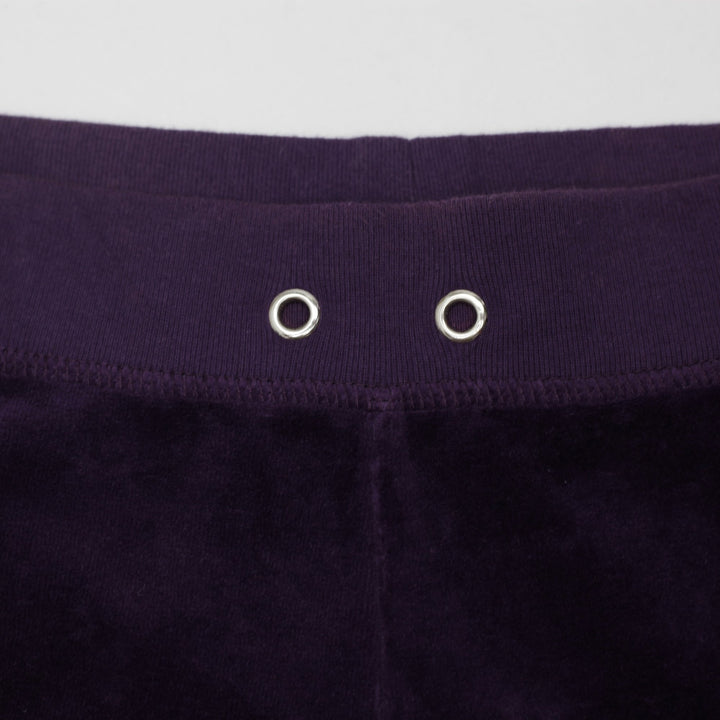 Y2K Ladies Velour Flared Tracksuit Pants Made in USA Size M