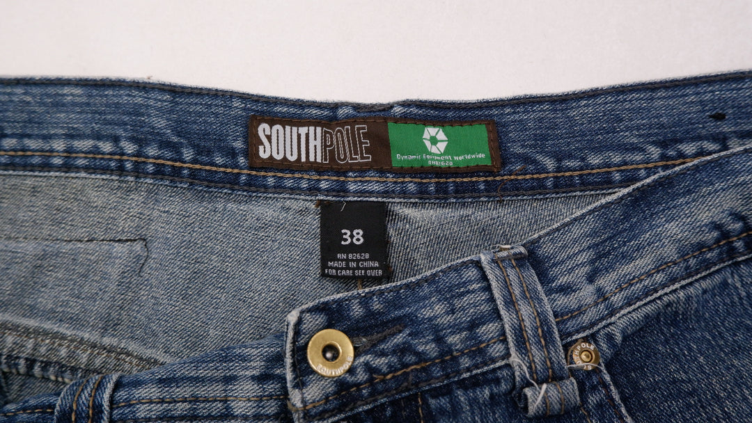 Y2K Mens Southpole Baggy Fit Jeans