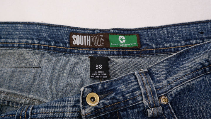Y2K Mens Southpole Baggy Fit Jeans