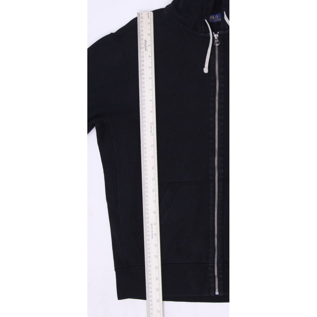 Mens Polo Ralph Lauren Black Full Zip Hoodie