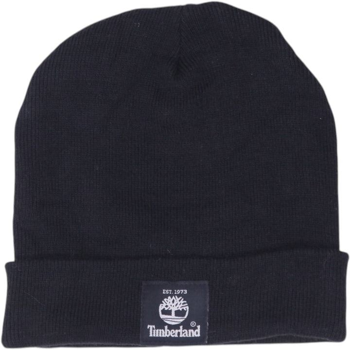 Mens Timberland Black Knit Beanie