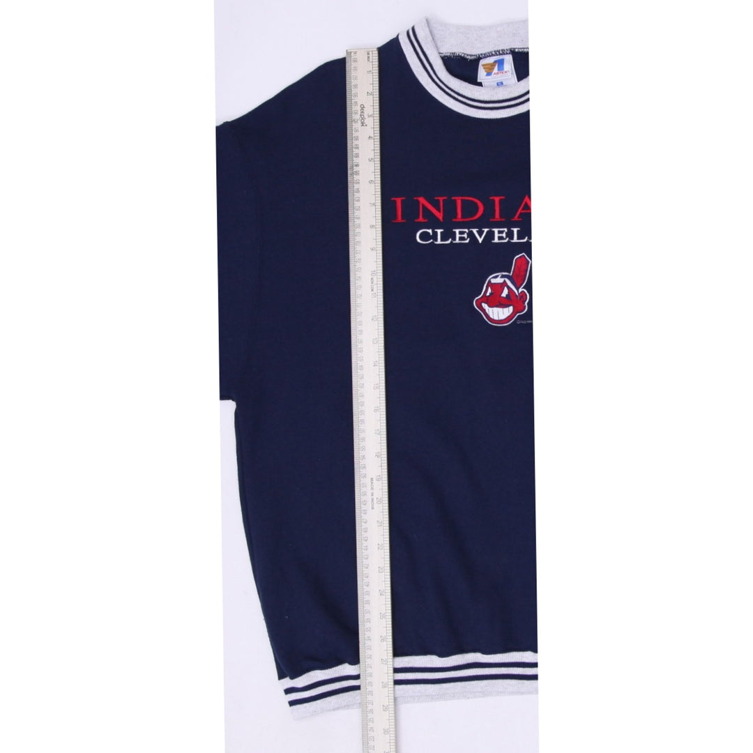 Vintage Artex Sportswear Indians Cleveland Navy Sweatshirt XL | Migration_Sweatshirt - View 7 | Fashion Rerun