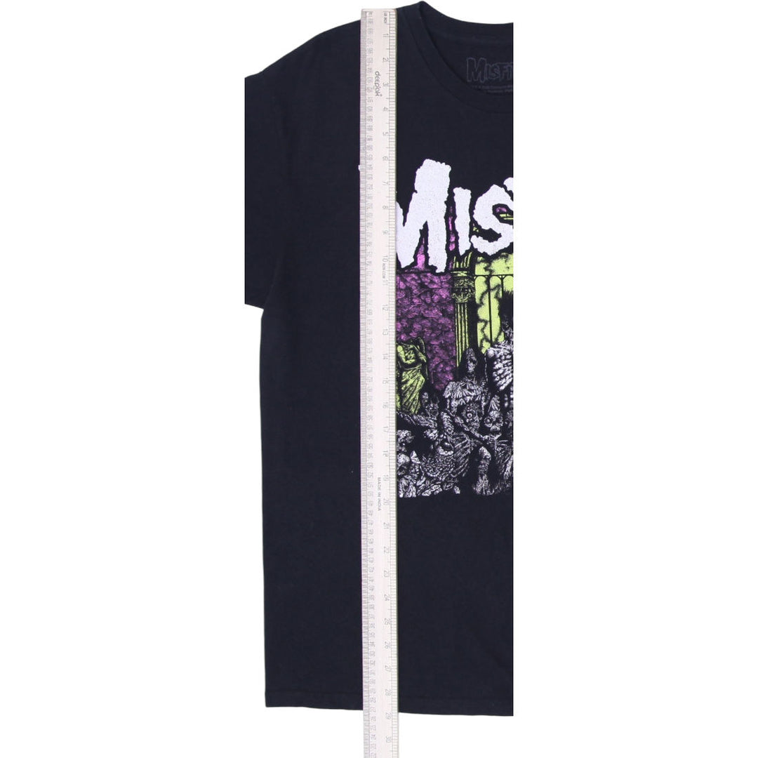 Mens Misfits Earth AD Graphic Band T-Shirt Size L