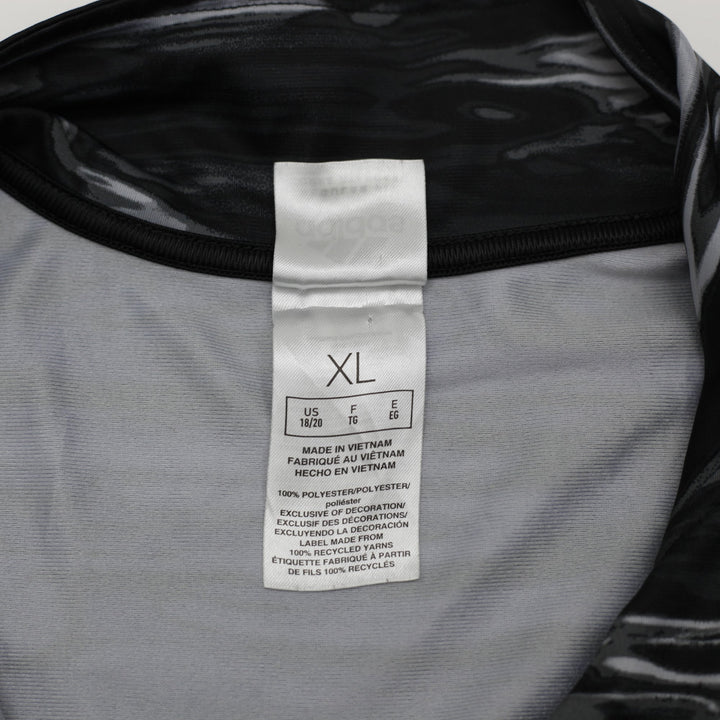 Mens Adidas 2023 AG6511 Monochrome Abstract Pattern Full-Zip Track Jacket