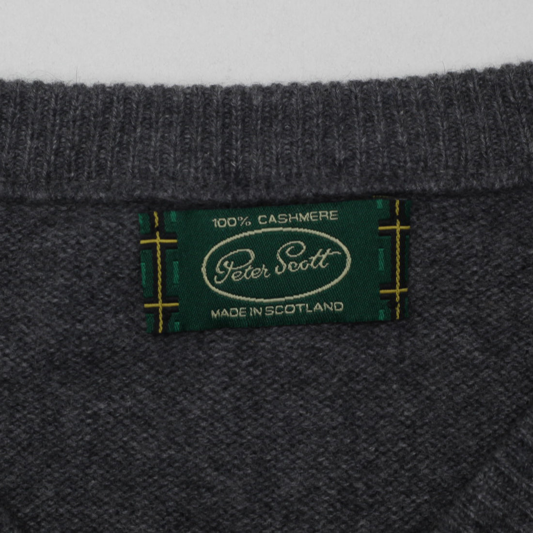 Shop Vintage Peter Scott 100% Cashmere Sweater Made In Scotland