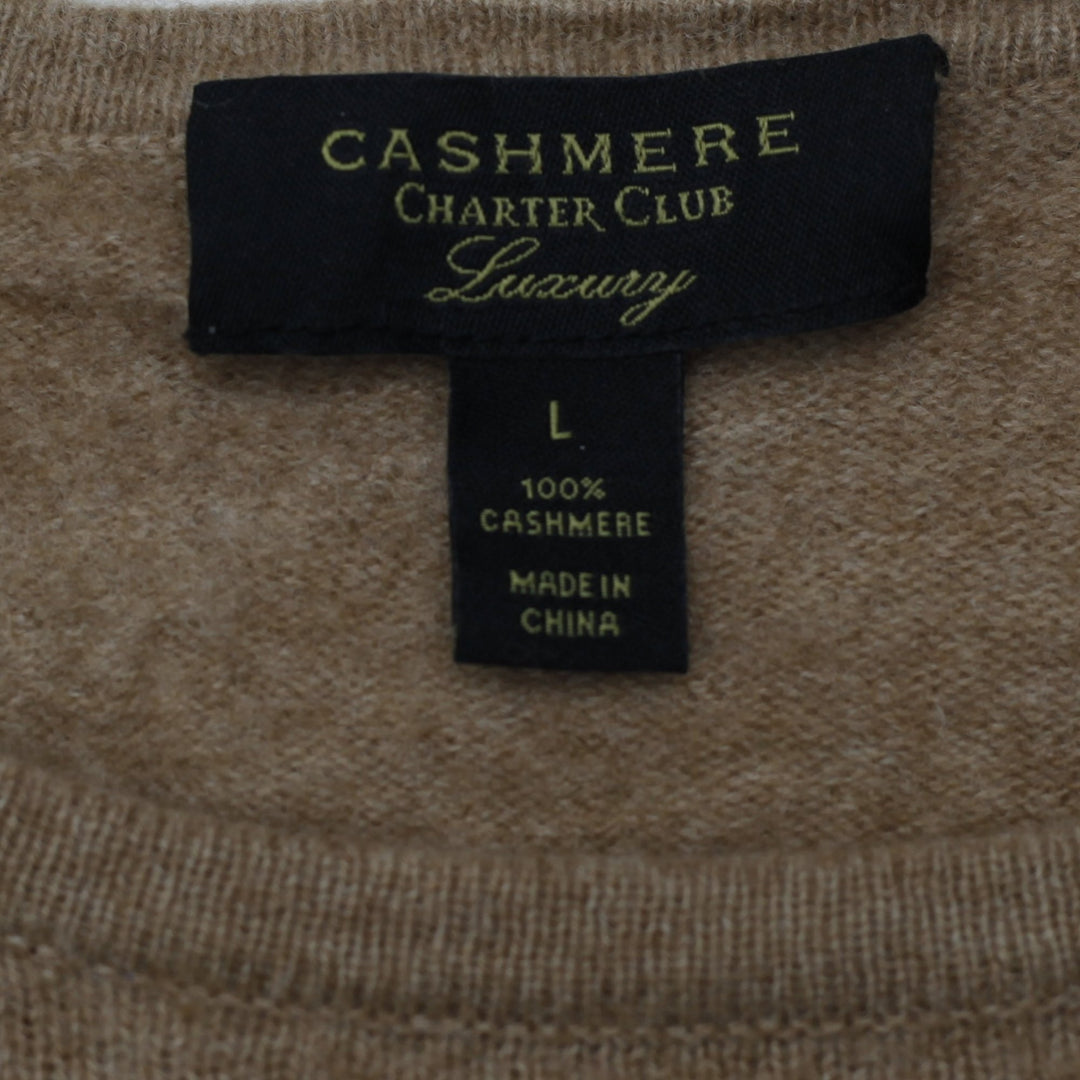 Ladies Charter Club Luxury 100% Cashmere Sweater