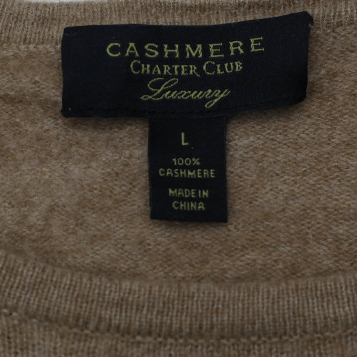Ladies Charter Club Luxury 100% Cashmere Sweater