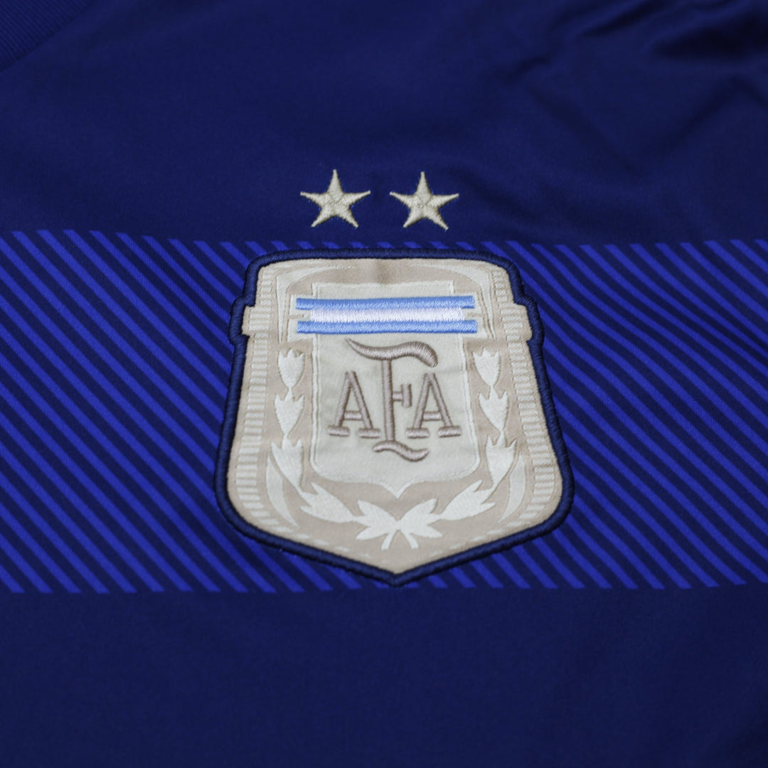 Mens Adidas Argentina 2014 Away Football Jersey Blue Size XL World Cup 2014