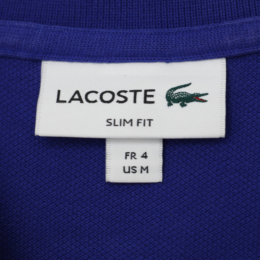 Mens Lacoste Slim Fit Pique Polo T-Shirt Size M