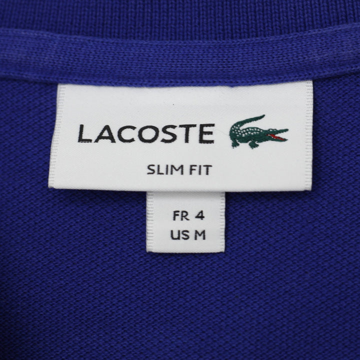Mens Lacoste Slim Fit Pique Polo T-Shirt Size M