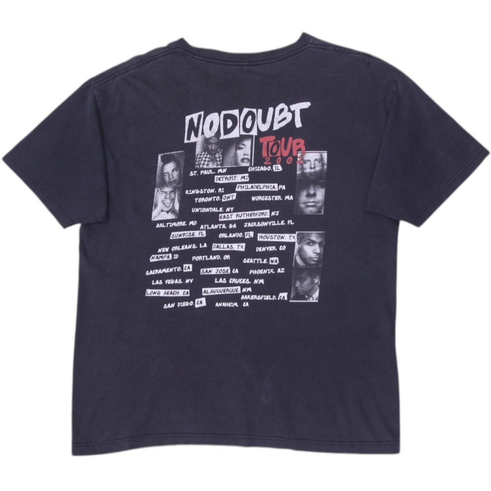 Vintage No Doubt Tour 2002 Rock Band Black T-Shirt Large | Migration_T-Shirts - Side View | Fashion Rerun