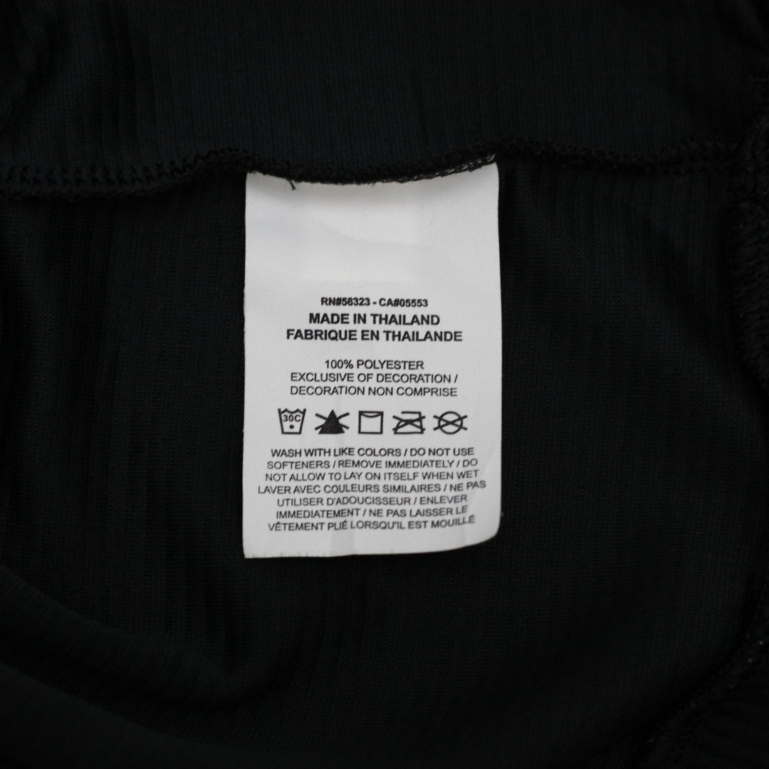 Ladies Nike Dri-FIT Black Boxy Mock Neck Cropped Training Pullover Sweatshirt